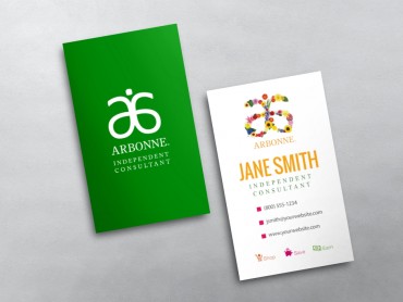 Arbonne Business Cards Free Shipping